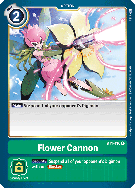 Flower Cannon [BT1-110] [Release Special Booster Ver.1.0] | Mindsight Gaming