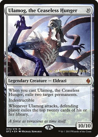 Ulamog, the Ceaseless Hunger [Battle for Zendikar Promos] | Mindsight Gaming