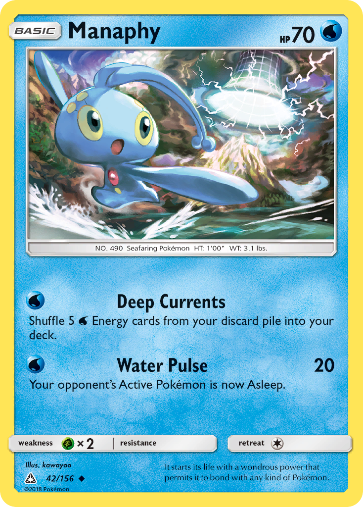 Manaphy (42/156) [Sun & Moon: Ultra Prism] | Mindsight Gaming