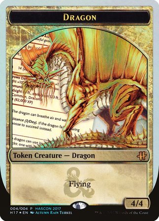 Gold Dragon Token [HasCon 2017] | Mindsight Gaming