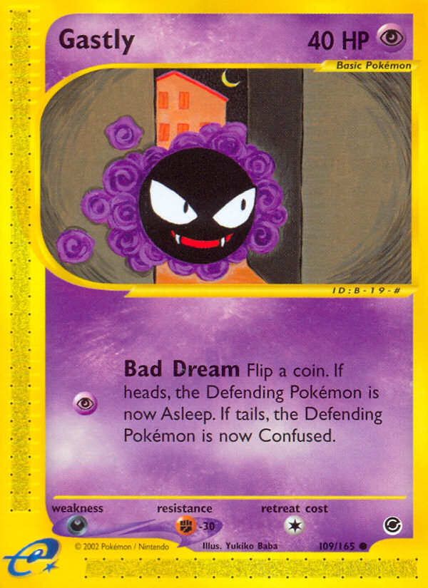 Gastly (109/165) [Expedition: Base Set] | Mindsight Gaming