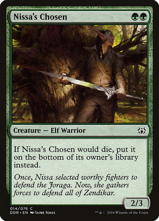 Nissa's Chosen [Duel Decks: Nissa vs. Ob Nixilis] | Mindsight Gaming