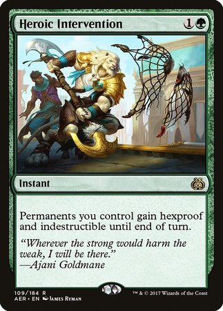 Heroic Intervention [Aether Revolt] | Mindsight Gaming