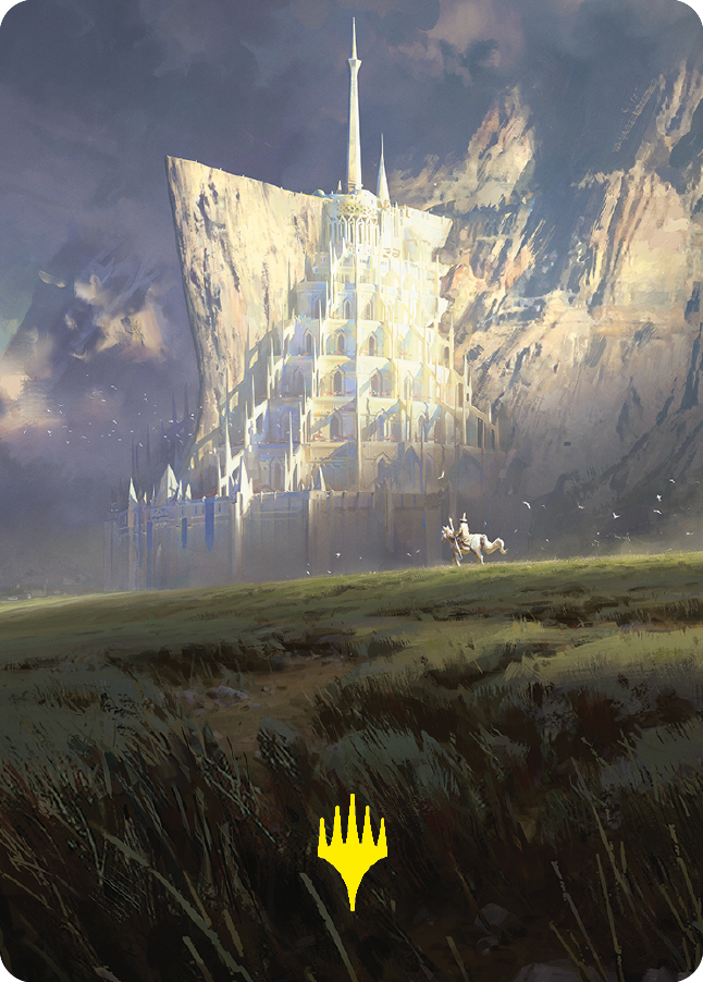 Minas Tirith Art Card (Gold-Stamped Signature) [The Lord of the Rings: Tales of Middle-earth Art Series] | Mindsight Gaming