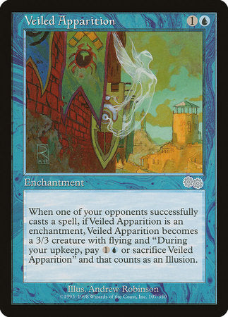 Veiled Apparition [Urza's Saga] | Mindsight Gaming