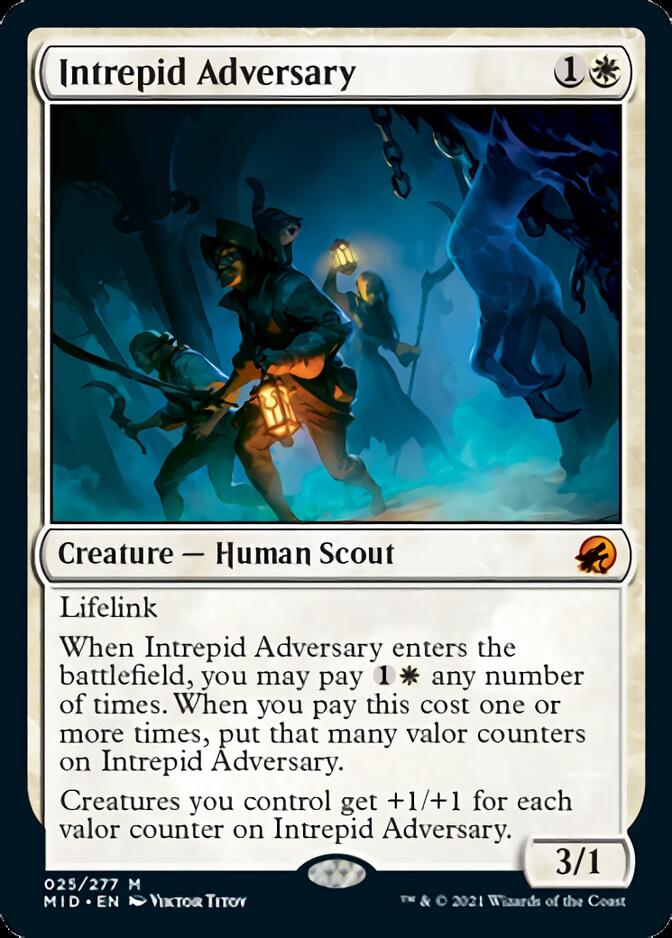 Intrepid Adversary [Innistrad: Midnight Hunt] | Mindsight Gaming