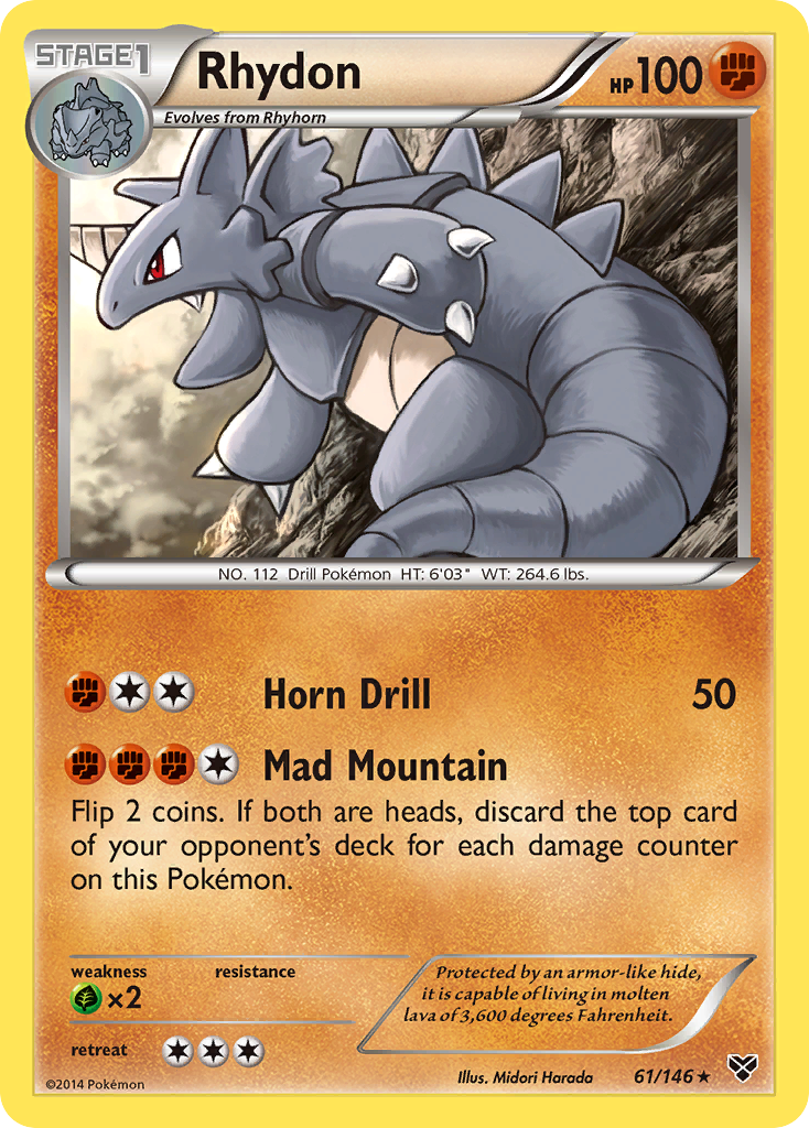 Rhydon (61/146) [XY: Base Set] | Mindsight Gaming