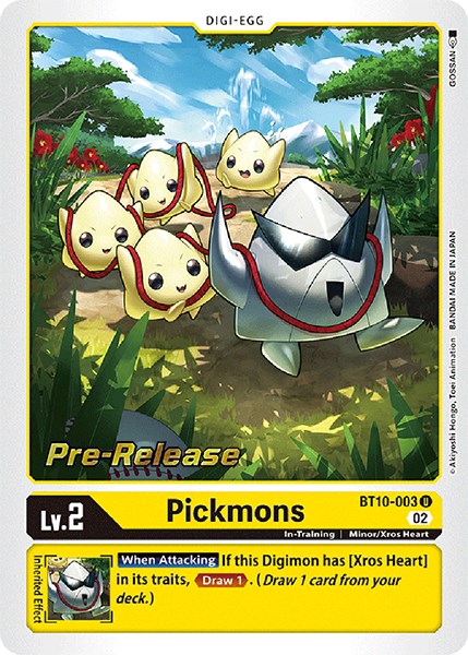 Pickmons [BT10-003] [Xros Encounter Pre-Release Cards] | Mindsight Gaming