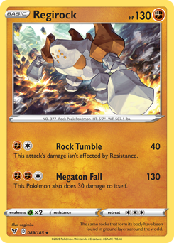 Regirock (089/185) [Sword & Shield: Vivid Voltage] | Mindsight Gaming