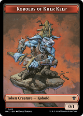 Gold // Kobolds of Kher Keep Double-Sided Token [Murders at Karlov Manor Commander Tokens] | Mindsight Gaming