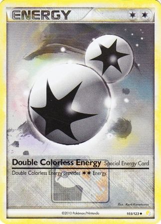 Double Colorless Energy (103/123) (League Promo) [HeartGold & SoulSilver: Base Set] | Mindsight Gaming