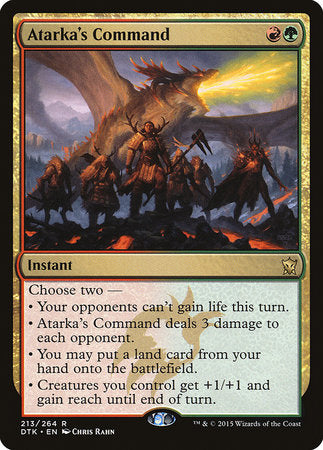 Atarka's Command [Dragons of Tarkir] | Mindsight Gaming