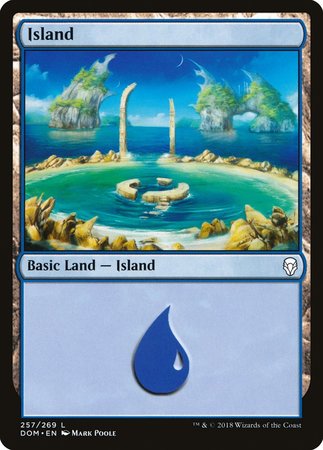 Island (257) [Dominaria] | Mindsight Gaming