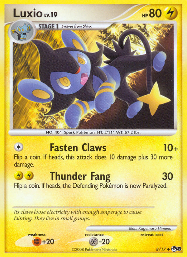 Luxio (8/17) [POP Series 8] | Mindsight Gaming