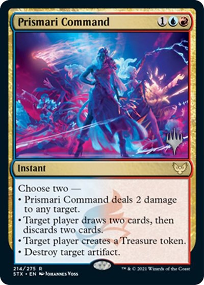 Prismari Command (Promo Pack) [Strixhaven: School of Mages Promos] | Mindsight Gaming