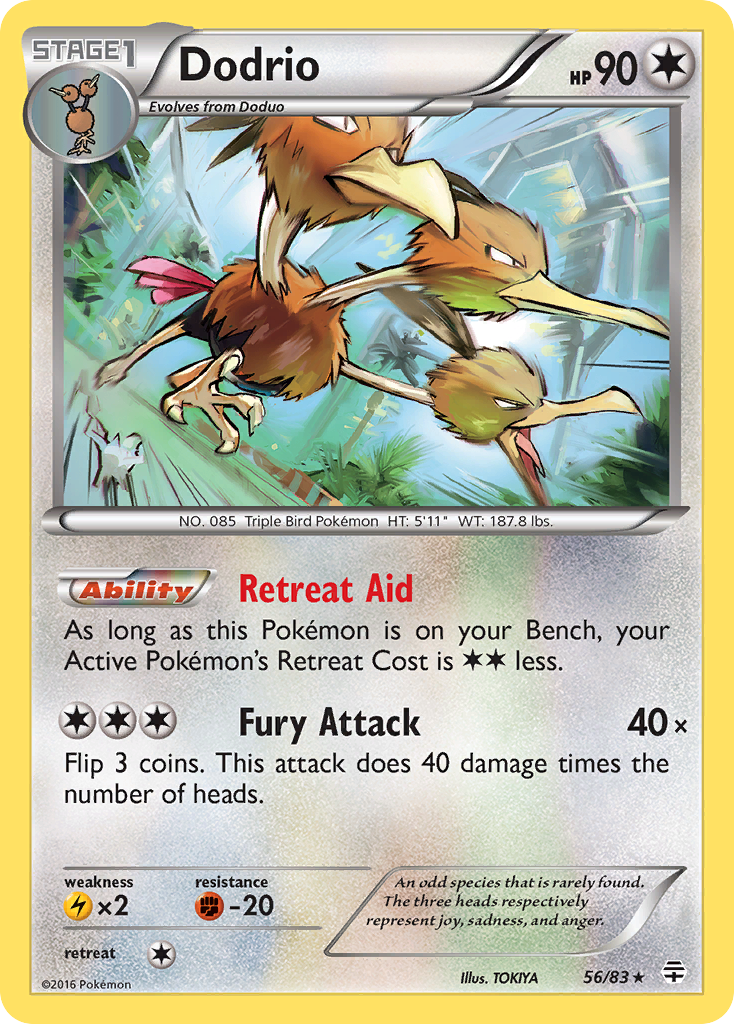 Dodrio (56/83) [XY: Generations] | Mindsight Gaming