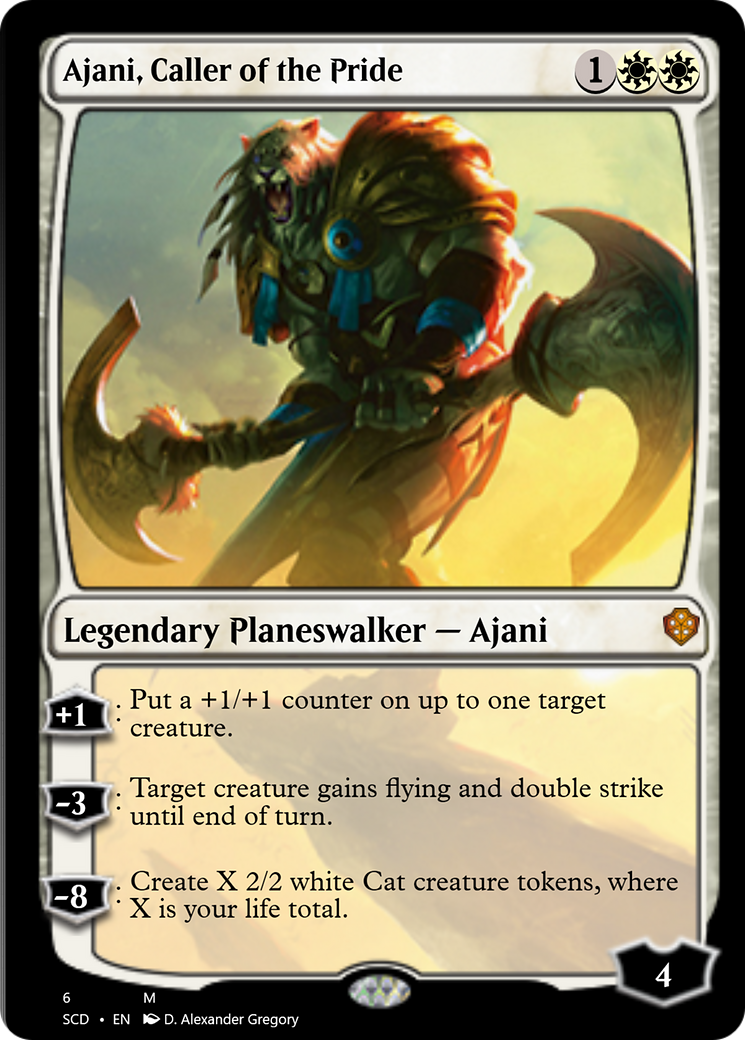 Ajani, Caller of the Pride [Starter Commander Decks] | Mindsight Gaming