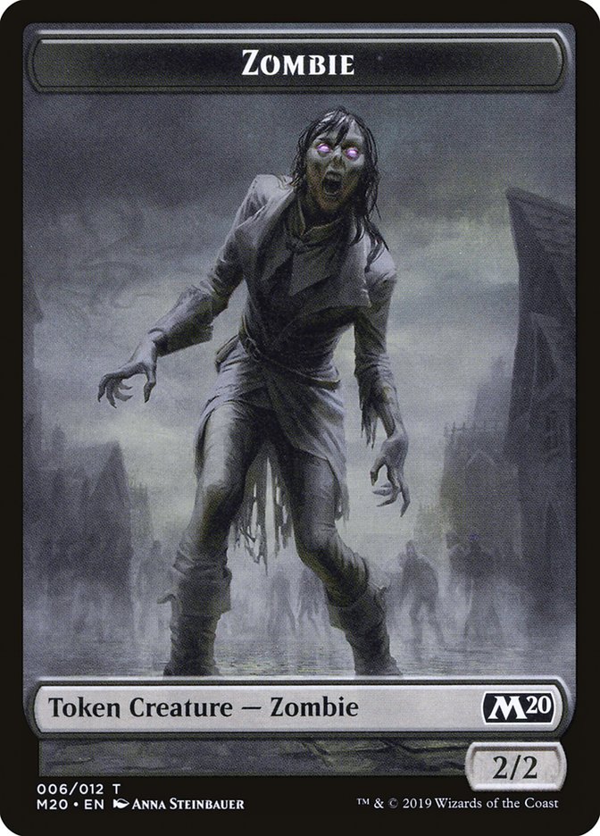 Dragon (002) // Zombie Double-Sided Token [Game Night 2019 Tokens] | Mindsight Gaming