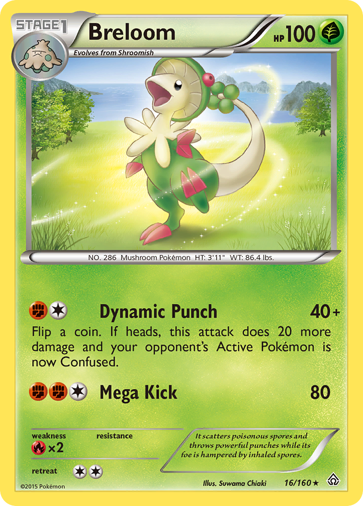 Breloom (16/160) [XY: Primal Clash] | Mindsight Gaming