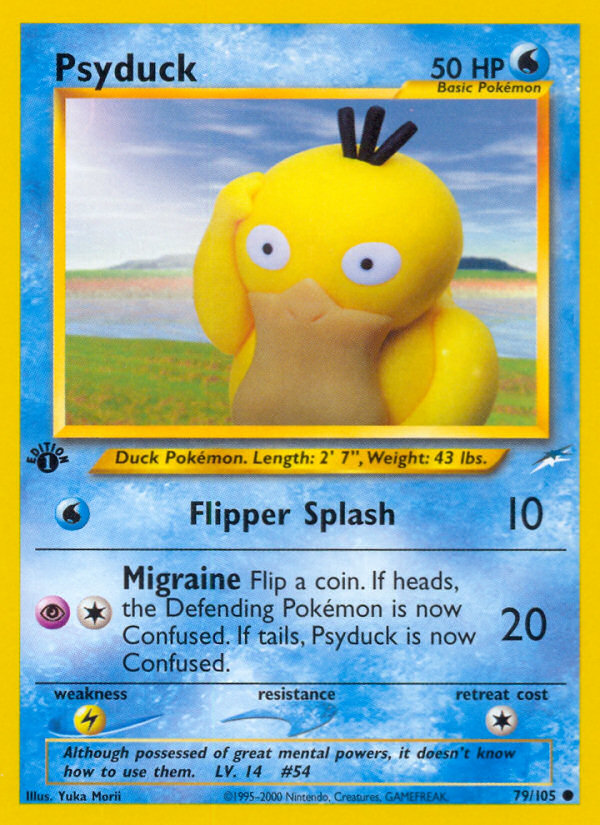 Psyduck (79/105) [Neo Destiny 1st Edition] | Mindsight Gaming