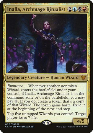 Inalla, Archmage Ritualist (Commander 2017) [Commander 2017 Oversized] | Mindsight Gaming