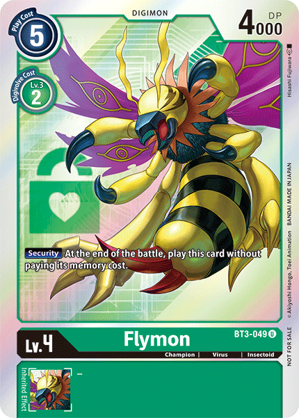 Flymon [BT3-049] (Buy-A-Box Promo) [Release Special Booster Ver.1.5 Promos] | Mindsight Gaming