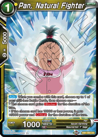 Pan, Natural Fighter (Reprint) (DB1-065) [Battle Evolution Booster] | Mindsight Gaming