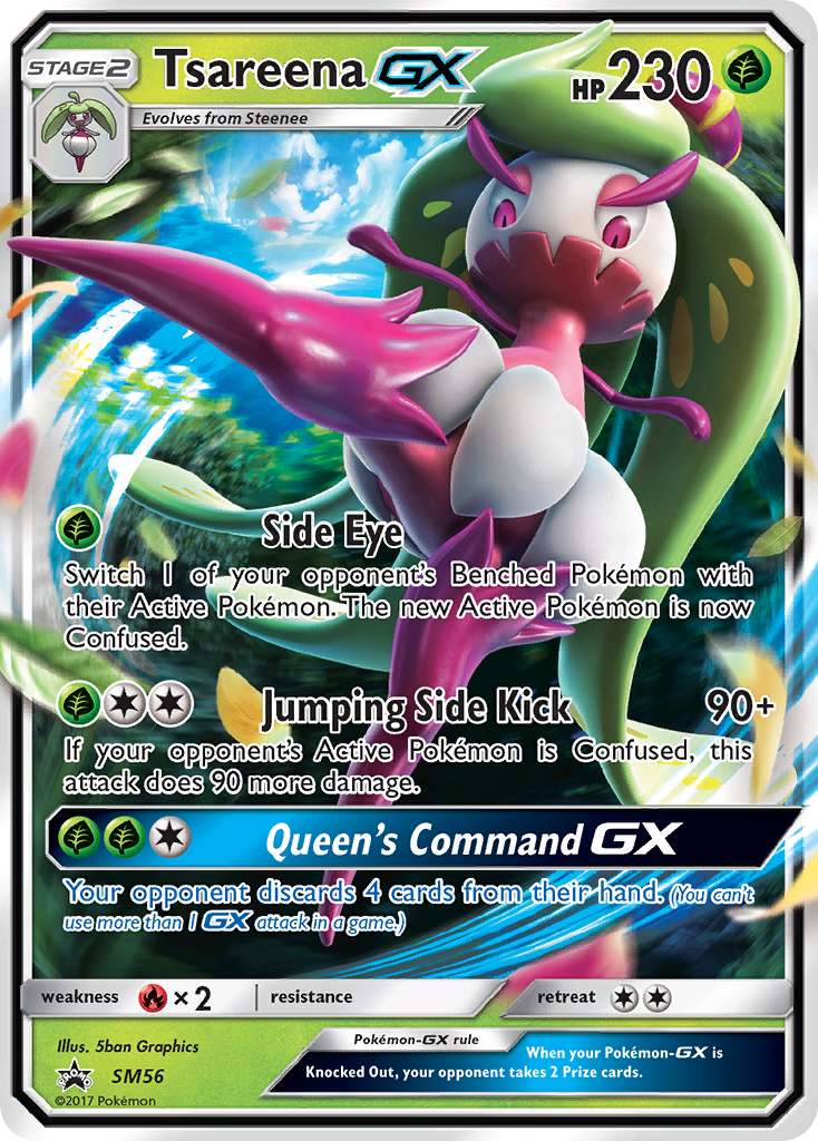 Tsareena GX (SM56) [Sun & Moon: Black Star Promos] | Mindsight Gaming