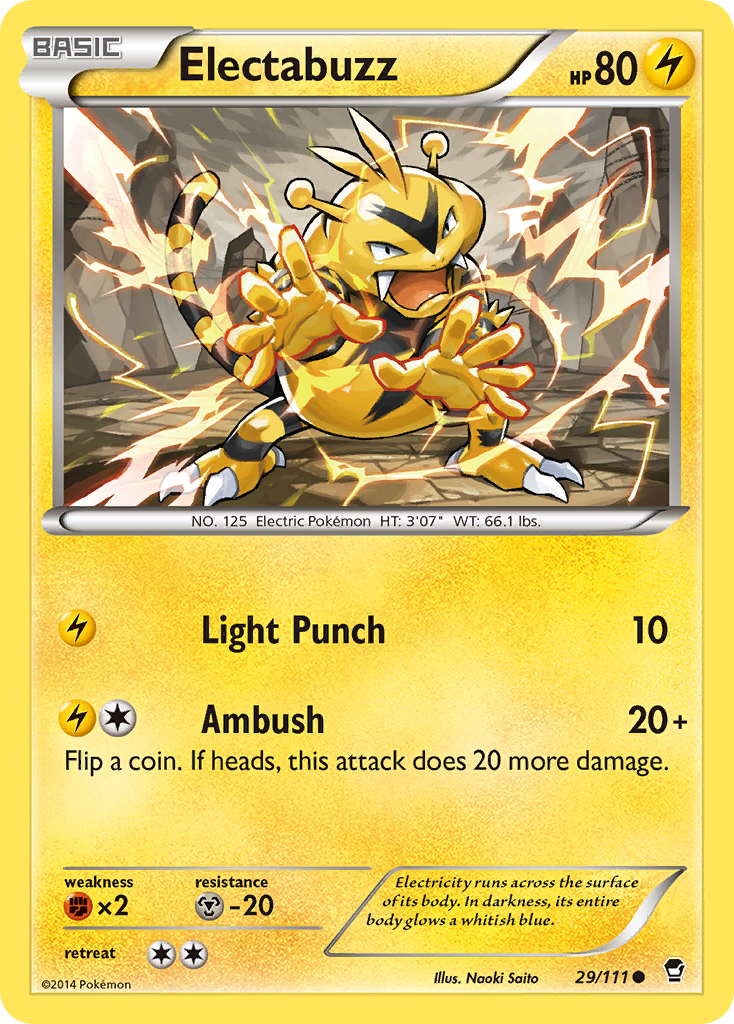 Electabuzz (29/111) [XY: Furious Fists] | Mindsight Gaming