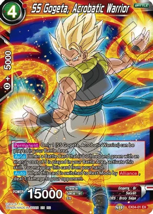 SS Gogeta, Acrobatic Warrior [EX04-01] | Mindsight Gaming