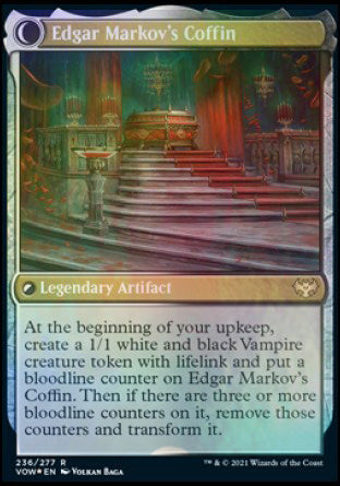 Edgar, Charmed Groom // Edgar Markov's Coffin [Innistrad: Crimson Vow Prerelease Promos] | Mindsight Gaming