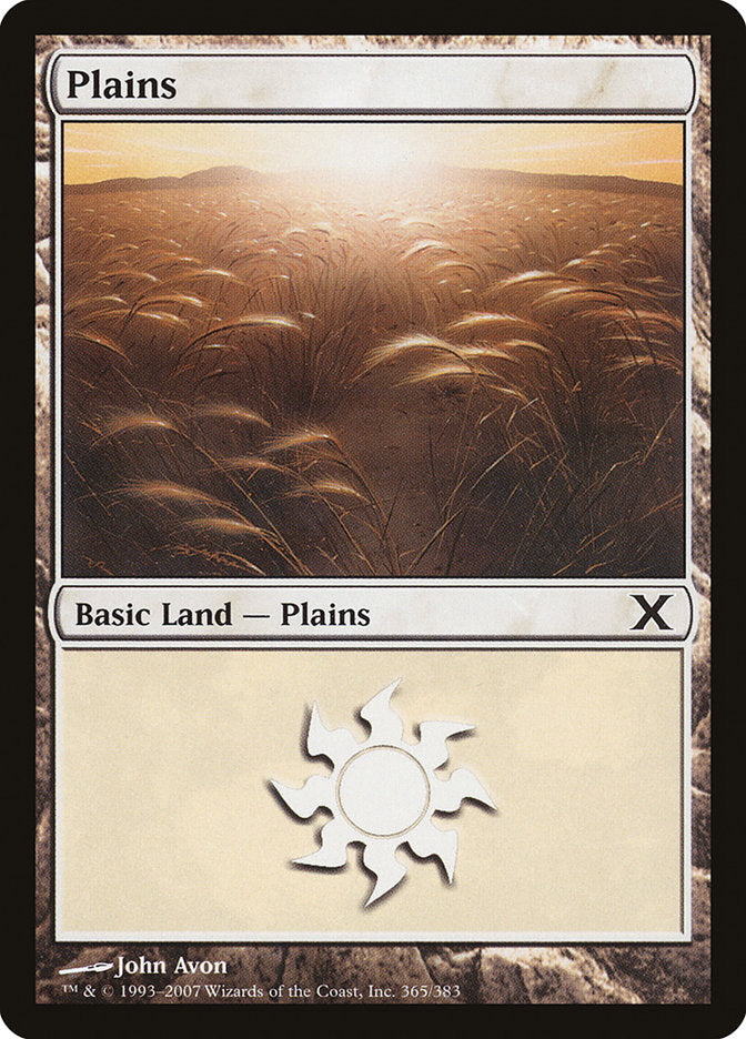 Plains (365) [Tenth Edition] | Mindsight Gaming