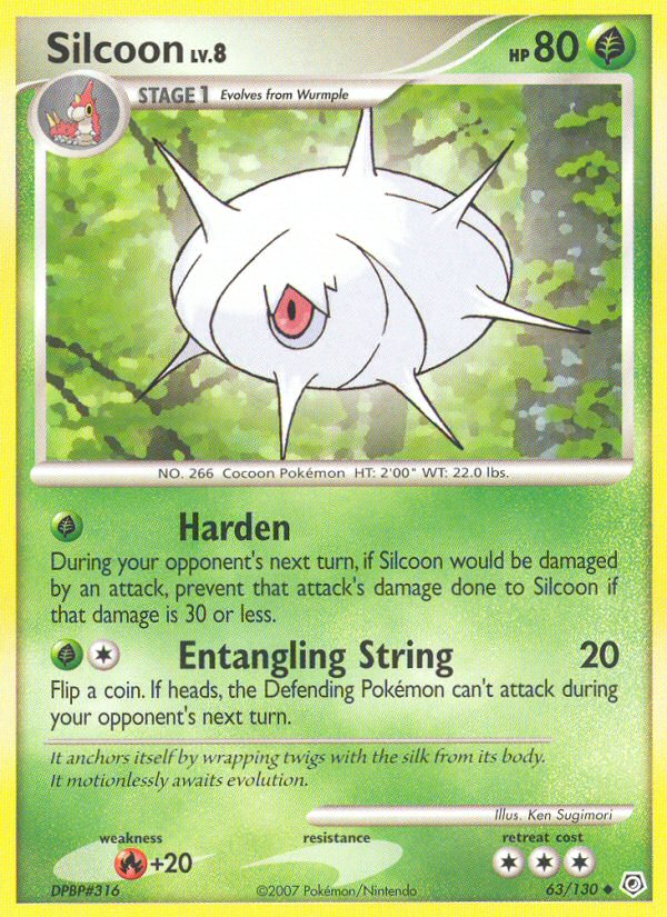 Silcoon (63/130) [Diamond & Pearl: Base Set] | Mindsight Gaming