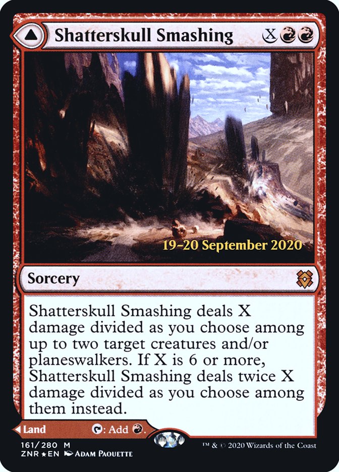 Shatterskull Smashing // Shatterskull, the Hammer Pass  [Zendikar Rising Prerelease Promos] | Mindsight Gaming