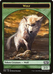 Wolf Token [Prerelease Cards] | Mindsight Gaming