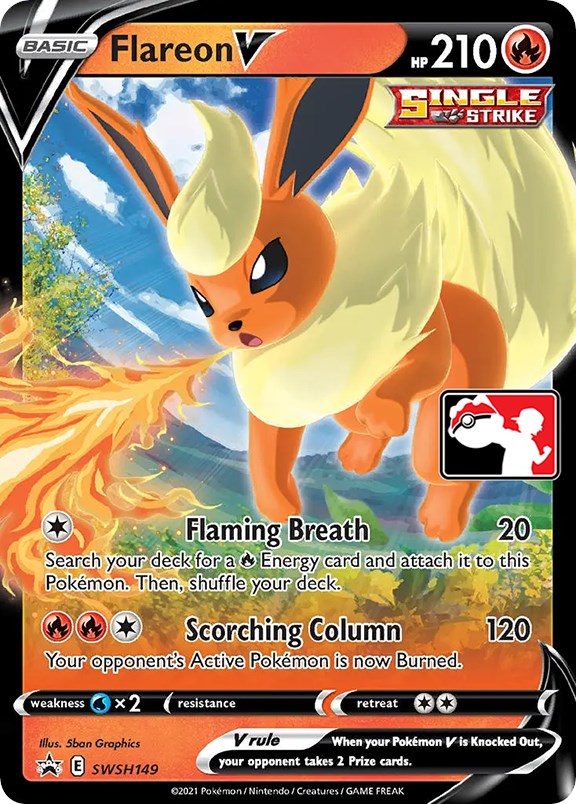 Flareon V (SWSH149) [Prize Pack Series One] | Mindsight Gaming