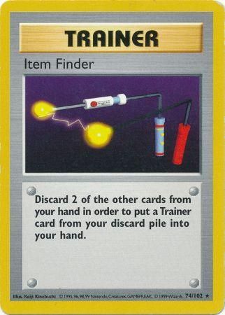 Item Finder (74/102) [Base Set Shadowless Unlimited] | Mindsight Gaming