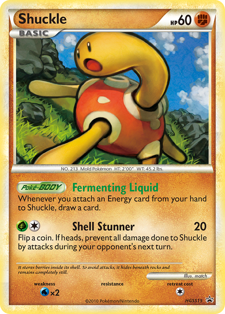 Shuckle (HGSS15) [HeartGold & SoulSilver: Black Star Promos] | Mindsight Gaming