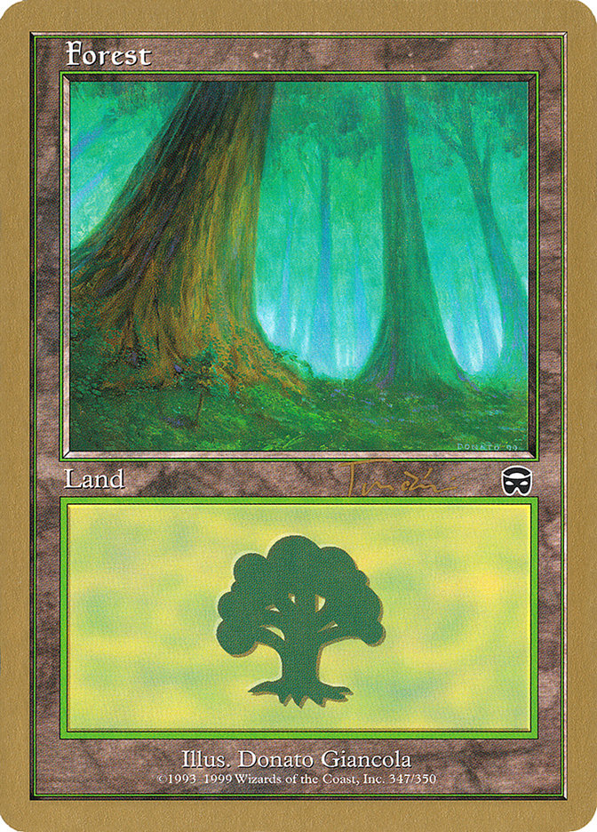 Forest (jt347a) (Jan Tomcani) [World Championship Decks 2001] | Mindsight Gaming