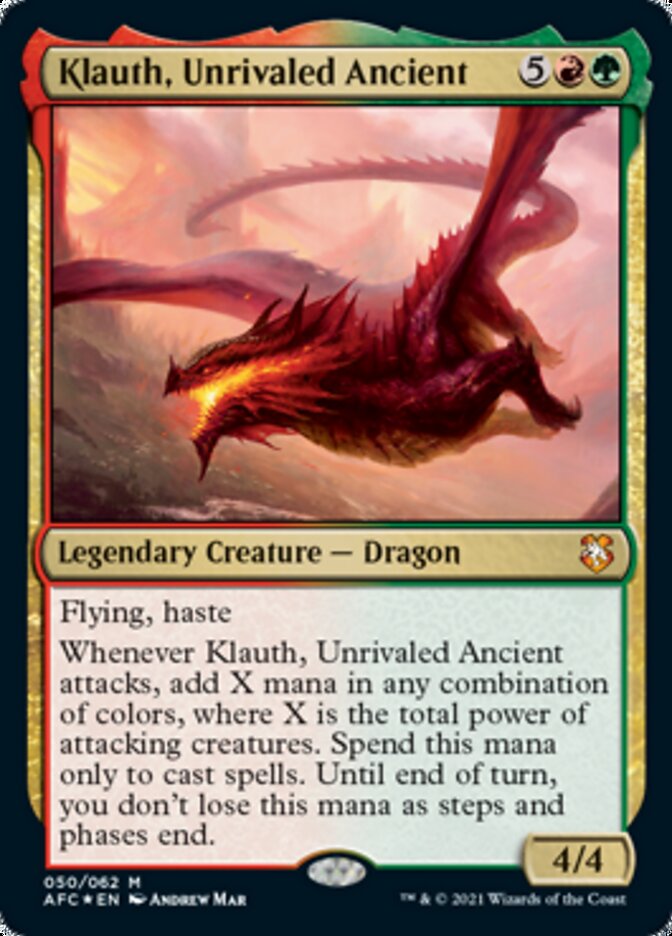 Klauth, Unrivaled Ancient [Dungeons & Dragons: Adventures in the Forgotten Realms Commander] | Mindsight Gaming