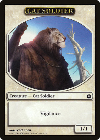 Cat Soldier Token [Born of the Gods Tokens] | Mindsight Gaming