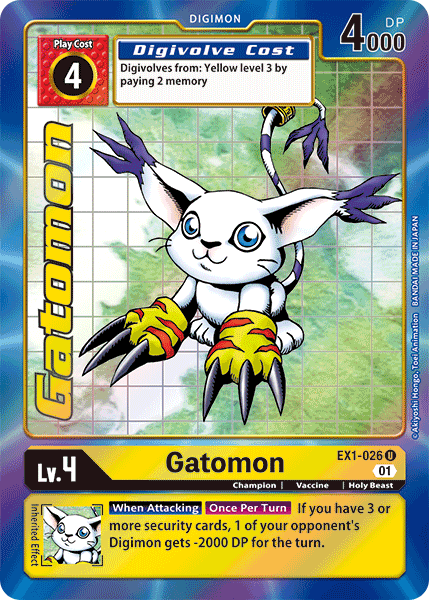 Gatomon [EX1-026] (Alternate Art) [Classic Collection] | Mindsight Gaming