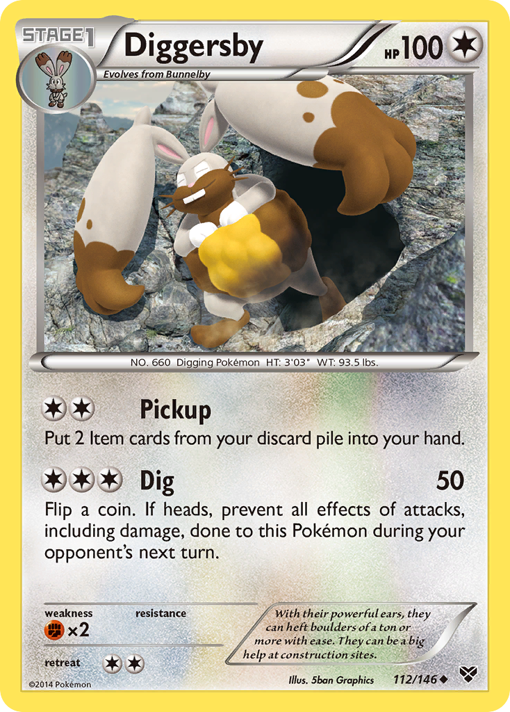 Diggersby (112/146) [XY: Base Set] | Mindsight Gaming