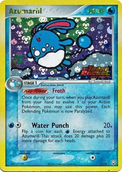 Azumarill (1/109) (Stamped) [EX: Team Rocket Returns] | Mindsight Gaming