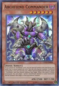 Archfiend Commander [CT11-EN006] Super Rare | Mindsight Gaming