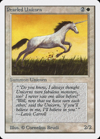 Pearled Unicorn [Unlimited Edition] | Mindsight Gaming