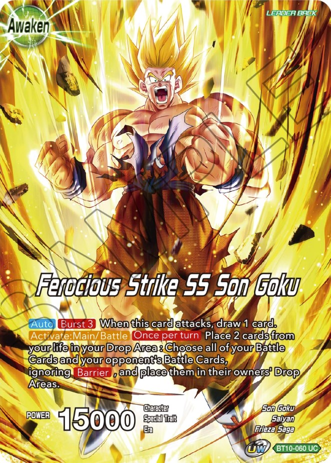 Son Goku // Ferocious Strike SS Son Goku (BT10-060) [Theme Selection: History of Son Goku] | Mindsight Gaming