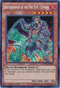 Brotherhood of the Fire Fist - Coyote [MP14-EN054] Secret Rare | Mindsight Gaming