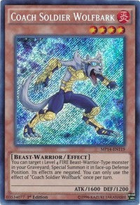 Coach Soldier Wolfbark [MP14-EN119] Secret Rare | Mindsight Gaming