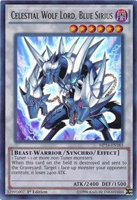 Celestial Wolf Lord, Blue Sirius [MP14-EN183] Ultra Rare | Mindsight Gaming